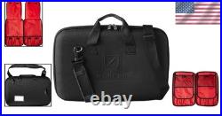 Versatile Culinary Tool Case with Hook-and-Loop Pockets 18x4x12 Inches