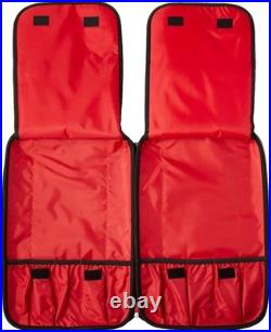 Versatile Culinary Tool Case with Hook-and-Loop Pockets 18x4x12 Inches