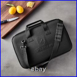 Versatile Culinary Tool Case with Hook-and-Loop Pockets 18x4x12 Inches