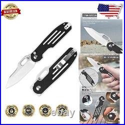 Versatile EDC Pocket Knife Folding Survival Knife with S35VN Steel Blade