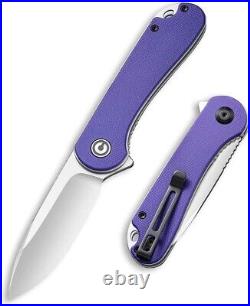 Versatile Purple G-10 Folding Knife Perfect Utility for Fishing & Bushcrafting