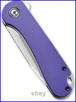 Versatile Purple G-10 Folding Knife Perfect Utility for Fishing & Bushcrafting