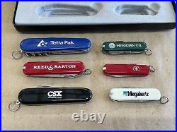 Very RARE Victorinox Promo Original Swiss Army Knife Set Display Storage Case SD