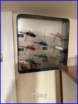 Victorinox Swiss Army Knife Counter Dealer Store Display 2-Sided Case Stand Victorinox Swiss Army Knife Counter Dealer Store Display 2-Sided Case Stand