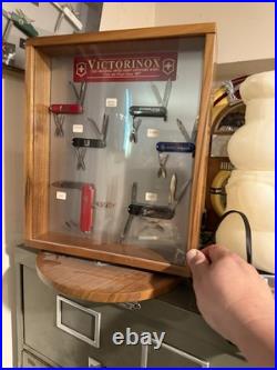 Victorinox Swiss Army Knife Counter Dealer Store Display 2-Sided Case Stand