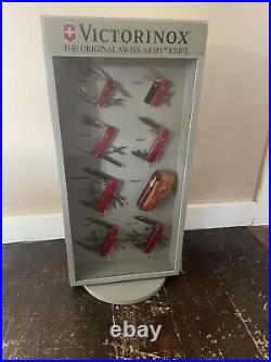 Victorinox swiss army knife Spinning Store display case with All Knives