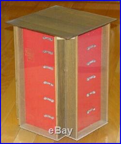 Vintage 1960s Schrade Walden Counter-Top Store Revolving Knife Display Case