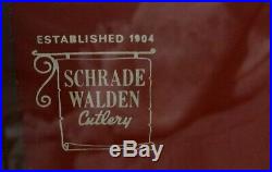 Vintage 1960s Schrade Walden Counter-Top Store Revolving Knife Display Case
