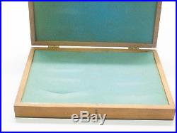 Vintage 1970's Collector's Case XX Knife Wooden Storage Display Box