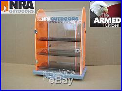 Vintage Benchmade NRA Outdoors Knife Display Storage Case Rotating Stand USA