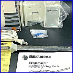 Vintage Black & Decker Spacemaker 9 Slicing Knife Stainless Steel Blades EK965