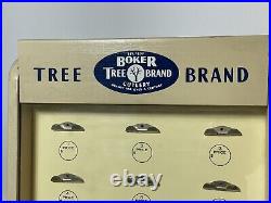 Vintage Boker Tree Brand Knives Countertop Store Display Case RARE