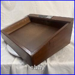 Vintage Buck Knives Dovetailed Wood Case Advertising Salesman Store Display