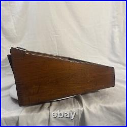 Vintage Buck Knives Dovetailed Wood Case Advertising Salesman Store Display