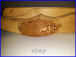 Vintage CASE Folk Art Knife Store Display Wooden Hand-Carved Case Knife Display