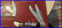 Vintage CASE KNIFE 2 DOT STORE DISPLAY 9 KNIVES 3 Extra Blades