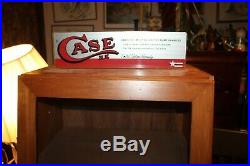 Vintage CASE XX Cutlery Dealer Store Countertop Pocket Knife Display Case No Key