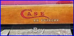 Vintage CASE XX Knife General Store Counter Display Case Glass Front