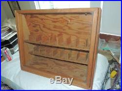 Vintage Case Knife Store Counter Display was used for Case Knives H-17 W 21 3/4