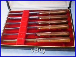 Vintage Case XX Kitchen Knives Set M254 Cutlery with Custom Display Storage Box