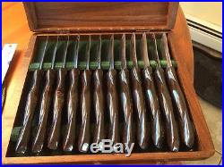 Vintage Cutco knives set of 12 #1759 with wooden storage case