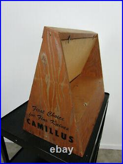 Vintage Hardware store Camillus Knife counter top display case Sign Advertising