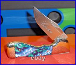 Vintage JAPAN Frost Cutlery Choctaw Celluloid Scale Folder Knife- Store Display