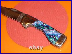 Vintage JAPAN Frost Cutlery Choctaw Celluloid Scale Folder Knife- Store Display