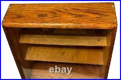 Vintage KA-BAR KNIVES Olean NY Merchant Store Oak Countertop Sales Display Case