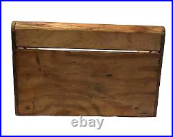 Vintage KA-BAR KNIVES Olean NY Merchant Store Oak Countertop Sales Display Case