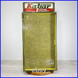 Vintage Kabar Knives Advertising Store Display Case Knife Storage with Key Nice