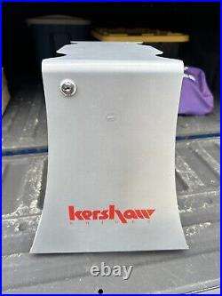 Vintage Kershaw Knives Knife Blade Store Counter Top Display Rotating Case Stand