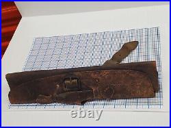 Vintage Leather Tools, Knives, Maps Roll Storage Bag Case Holder Very Cool