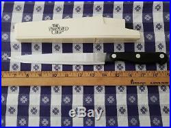 Vintage Lot of 5 Pampered Chef Self-Sharpening Knives in Storage Cases