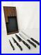 Vintage-MCM-Oneida-Entree-Cutlery-Set-Of-5-Knives-With-Wall-Mount-Storage-Case-01-nn