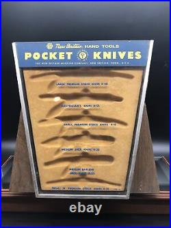 Vintage New Britain Hand Tools Napa Auto Parts Store knife display case