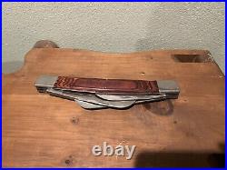 Vintage Oversize Jumbo Big Pocket Knife Store Display By Wild Turkey Handmade