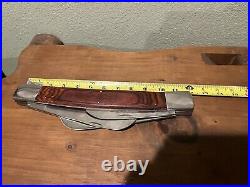 Vintage Oversize Jumbo Big Pocket Knife Store Display By Wild Turkey Handmade