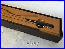Vintage/Pre-OwnedCase Carvemaster Knife Carving Set in Wood Storage BoxBlack