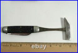 Vintage Pre Wwii Utica Cutlery Co. Multi Tool Knife Tools & Storage Case