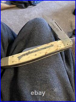 Vintage RARE Schrade Kentucky Long Rifle Special Ed LARGE Store Display Knife 8
