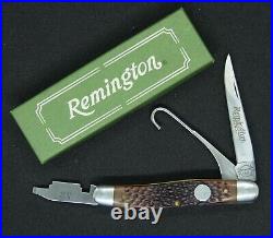 Vintage Remington 1990 Store Counter 9 Knife Display Case Lock Storage Wood USA