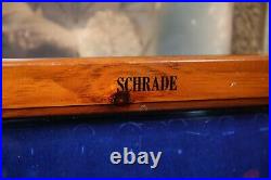 Vintage Schrade Pocket Knife Uncle Henry Old Timer Store Display Case cabinet