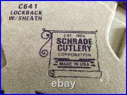 Vintage Schrade Third Generation Countertop In Store Knife Display Case