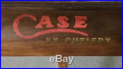 Vintage Very Large Case Knife Display Case / Cabinet, with large storage area