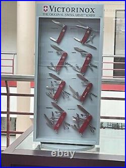 Vintage Victorinox Swiss Army Knife Limited Rotating Store Display Case