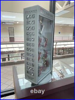 Vintage Victorinox Swiss Army Knife Limited Rotating Store Display Case