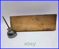 Vintage W. R. Case Knife Sharpening Stone with Oil Can Countertop Store Display