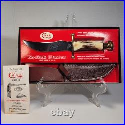 Vtg 1980 Case XX Kodiak WithGenuine Stag Handles & Sheath In Box WithPaper & Out Box