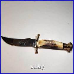 Vtg 1980 Case XX Kodiak WithGenuine Stag Handles & Sheath In Box WithPaper & Out Box